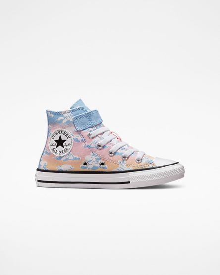 Dívčí Boty Vysoké Converse Chuck Taylor All Star Easy-On Cloud Gazer Blankyt Oranžové Růžové | CZ CIJP34